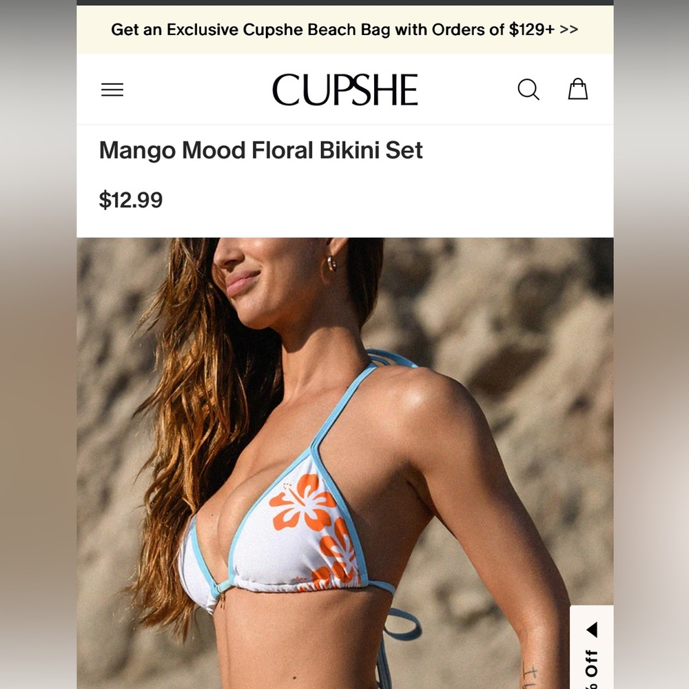 Cupshe bikini top